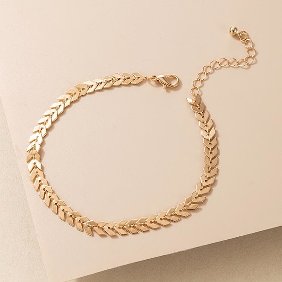 🔴𝟭𝟬/$𝟮𝟱🔴NEW Fishbone Chain Simple Anklet - Picture 12 of 15